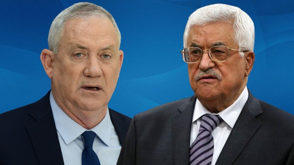 محمود عباس وغانتس إسرائيل تسمح بتحويل الضرائب للسلطة الفلسطينية