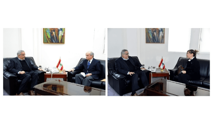 بو حبيب بو حبيب التقى سفيري ايطاليا واسبانيا في لبنان