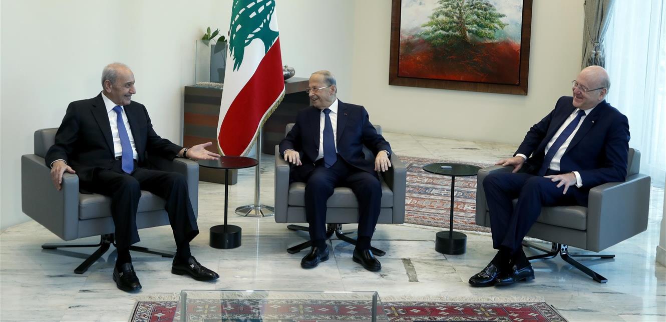 عون بري ميقاتي التباين بين اركان السلطة: قنابل دخانية ام قنابل موقوتة؟