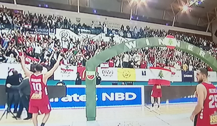 منتخب كرة السلة منتخب لبنان يحصد بطولة العرب في كرة السلة