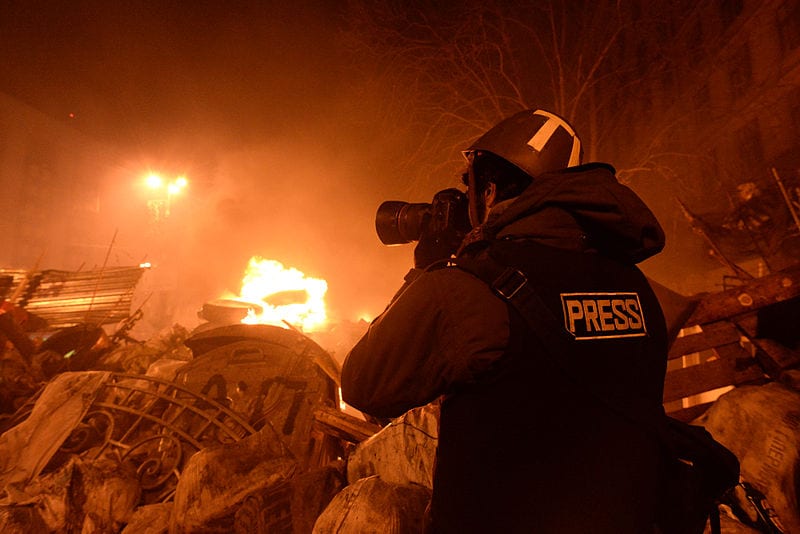 صحفيٌّ ثانٍ قضى جرّاء الحرب الاوكرانية الروسية
