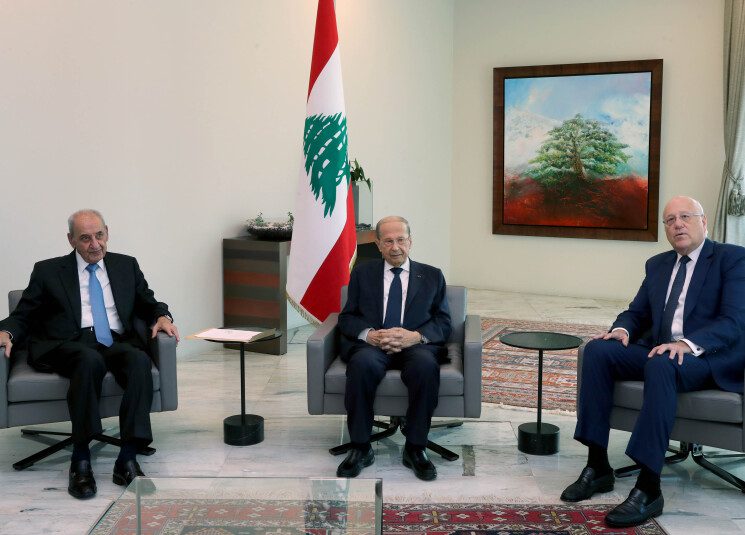 عون بري ميقاتي 1 ماذا وراء «الطحشة» الدولية والاميركية؟