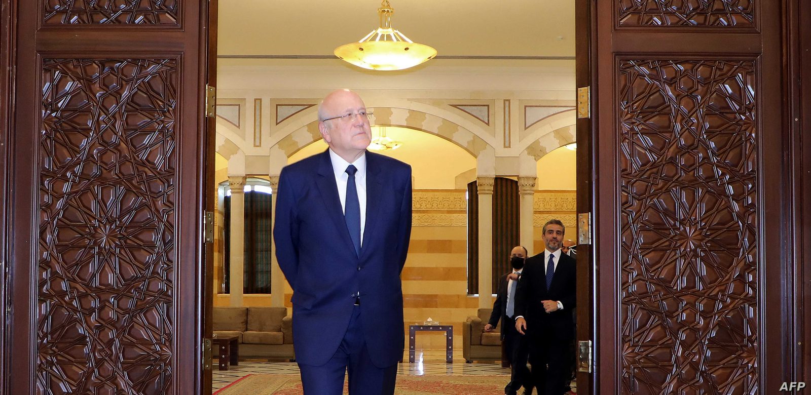 LEBANON-POLITICS سلسة لقاءات عقدها اليوم ميقاتي في السراي الحكومية