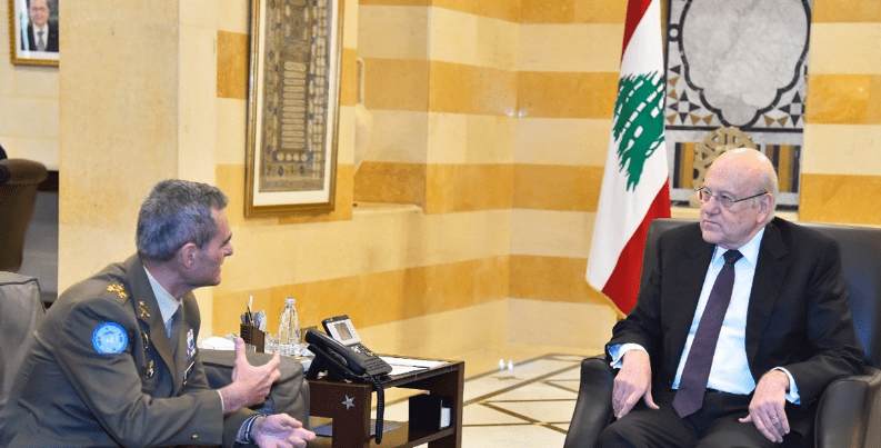 ميقاتي: لبنان ملتزم تنفيذ القرار 1701