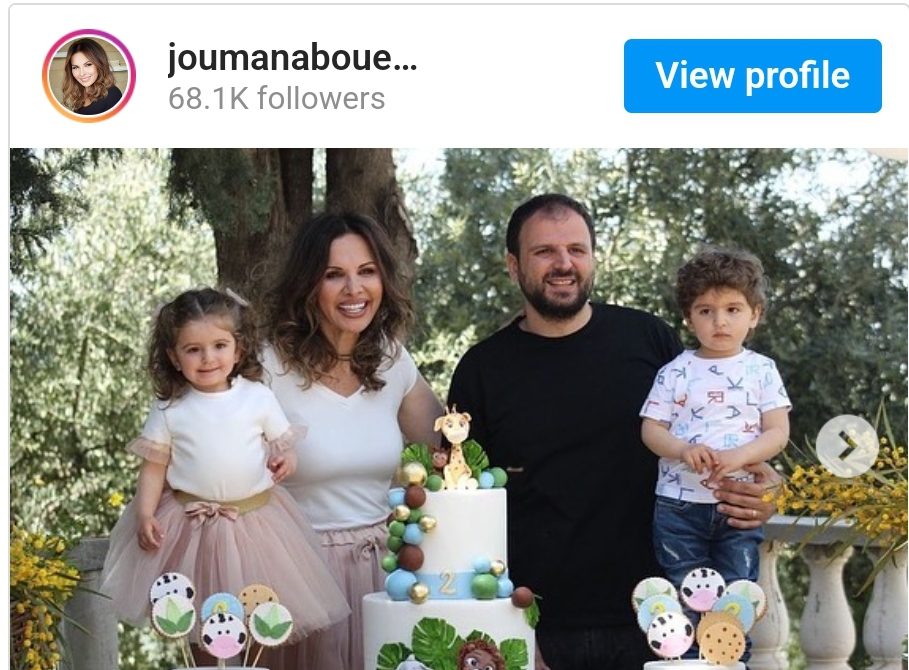 جومانا بو عيد تنشر صور توأمها