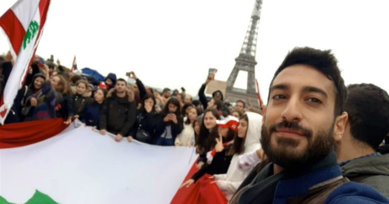 لبنانيون فرنسا تظاهرة خطة باسيل شطب انتخاب المغتربين