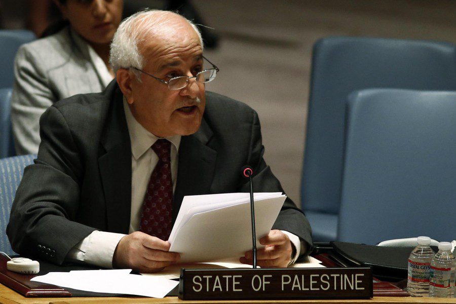 منصور مندوب فلسطين للامم المتحدة منصور: هناك موقف موحد في الجلسة المغلقة لمجلس الأمن إزاء “العدوان الإسرائيلي”