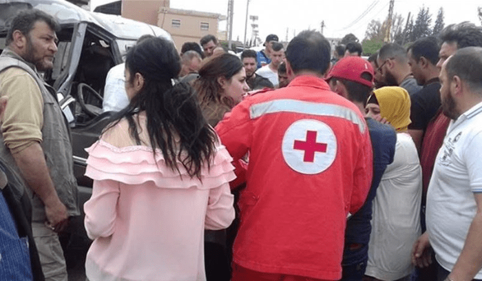 الهرمل حادث فان 12 جريح في الهرمل!