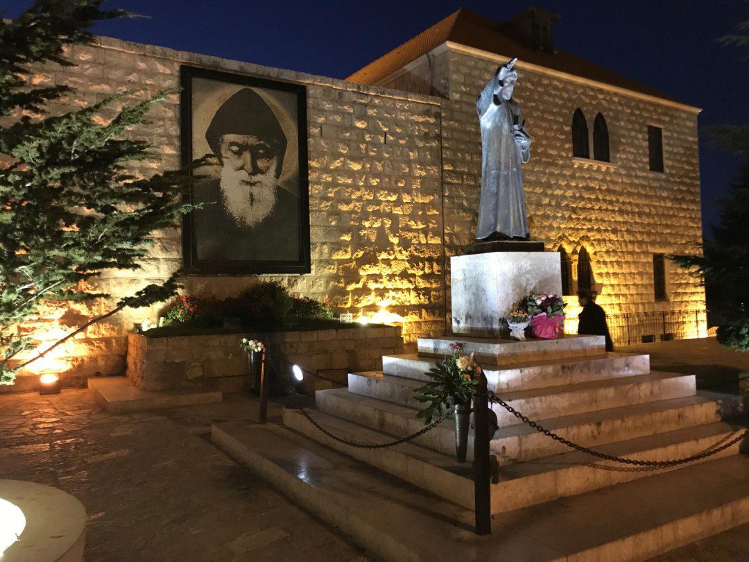 مار شربل قداس في دير مار مارون عنايا بمناسبة عيد القديس شربل