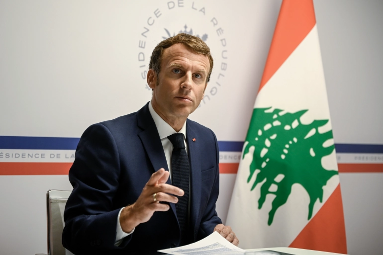 ماكرون لبنان 2 ماكرون بذكرى انفجار المرفأ: لن أدع لبنان ينهار ويختفي