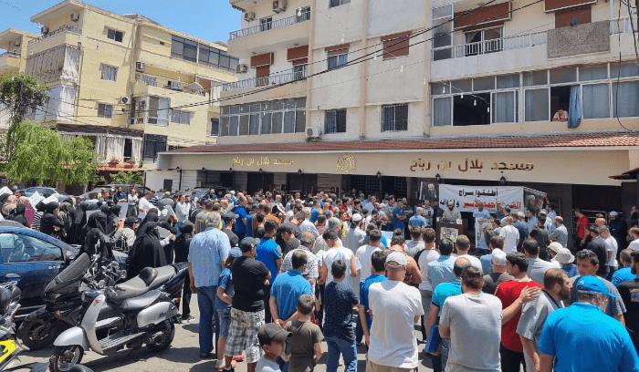 عبرا اعتصامٌ لأهالي موقوفي عبرا