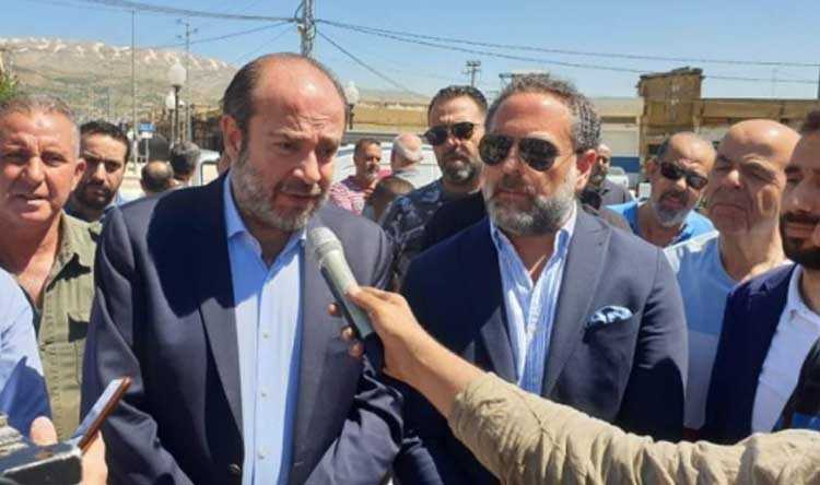 عقيص واسطفان عقيص واسطفان إلى جانب المعتصمين في زحلة: للحد من التفلت الأمني