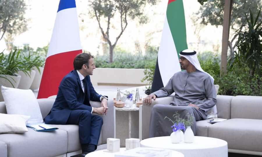 بن زايد من الإليزيه: فرنسا صديق وحليف استراتيجي لدولة الإمارات