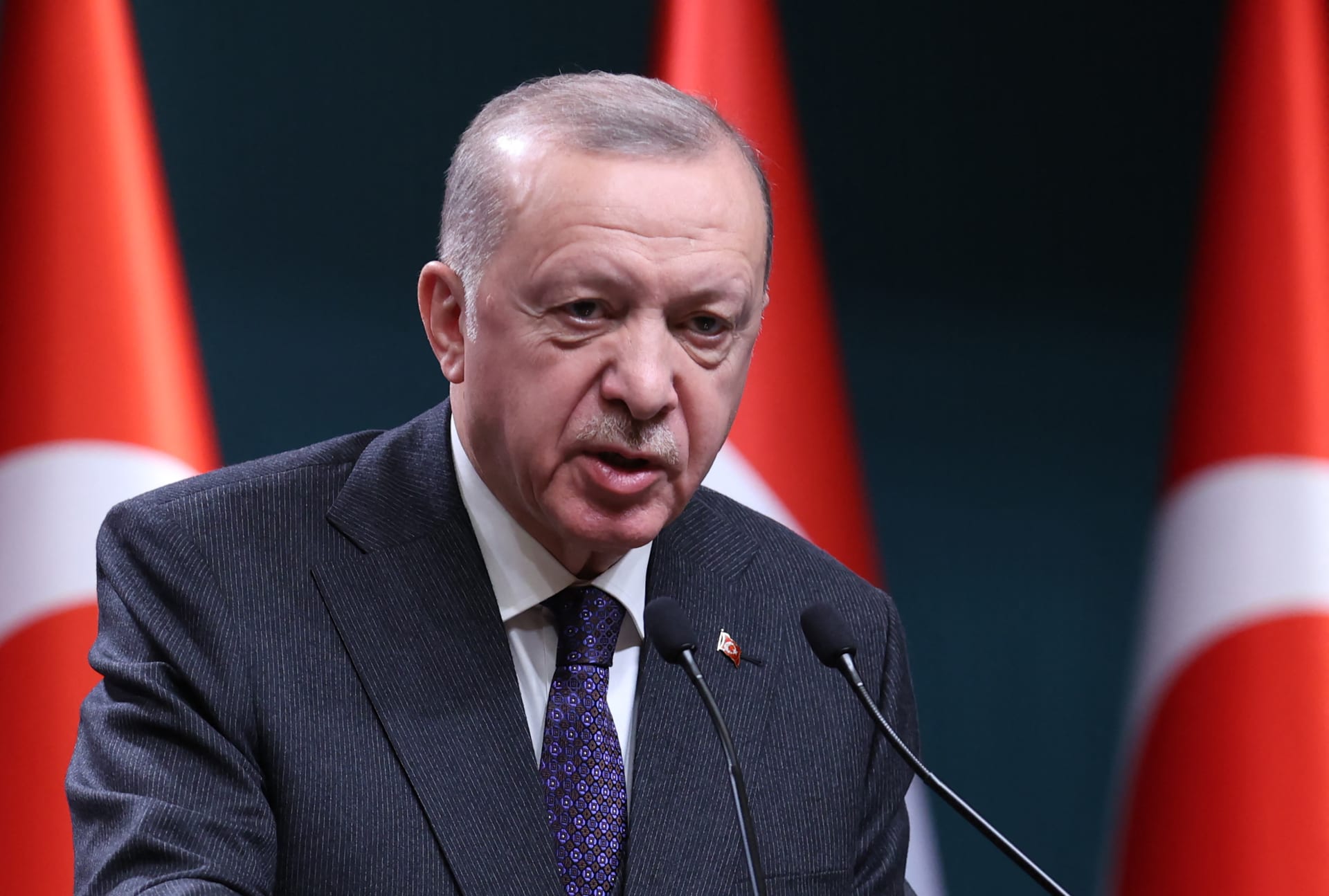 إردوغان: لا يمكننا القبول ببقاء المنظمات الإرهابية في سوريا