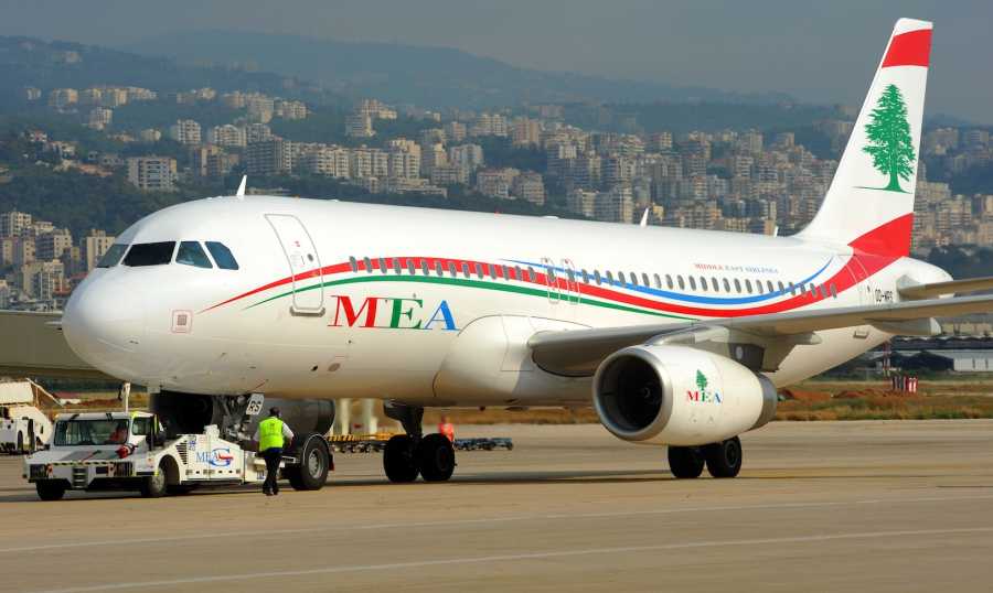 طائرة ميدل ايست ميقاتي خلال افتتاح مبنى الادارة العامة: أجنحة الميدل إيست رفعت إسم لبنان بين دول العالم