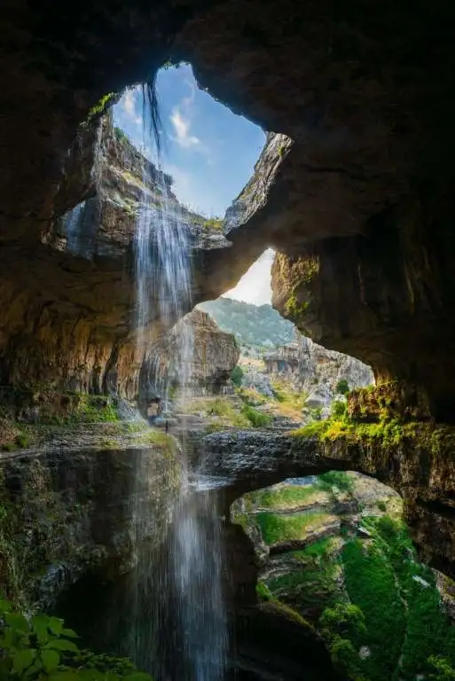 طقس لبنان شلالات