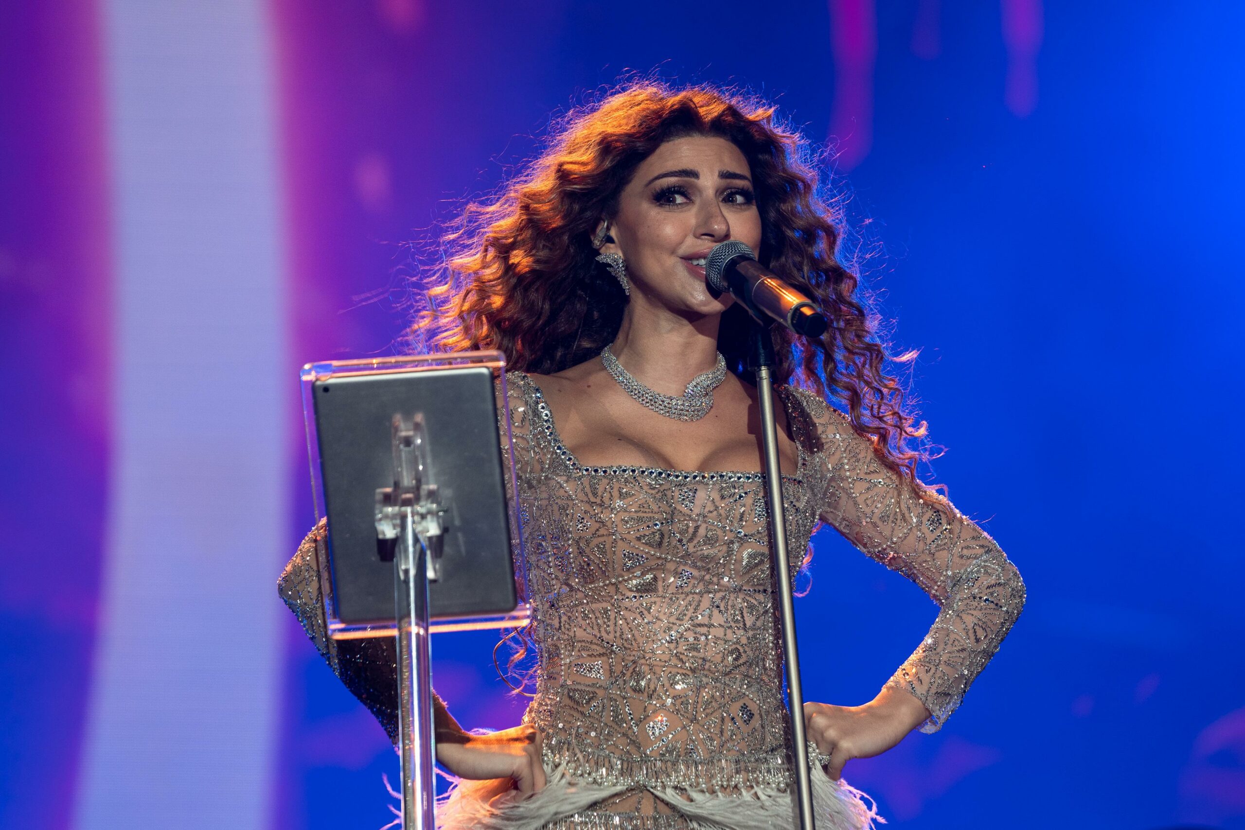 Myriam Fares performs at Jubilee Stage مشاهدات “قومي” تتخطّى عدد سكان الأرض… وميريام فارس الى العالمية!
