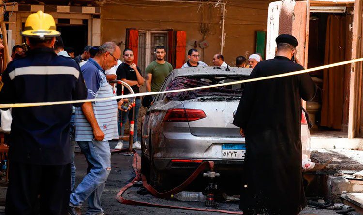 ابو سيفين الكشف عن تحقيقات حريق كنيسة أبو سيفين… هل هو مفتعل؟