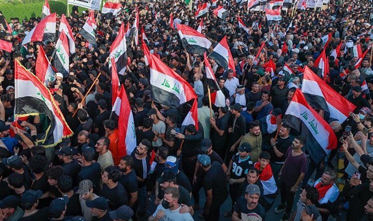 الاطار التنسيقي0 تظاهرات أنصار الصدر و”التنسيقي” تحتدم في العراق