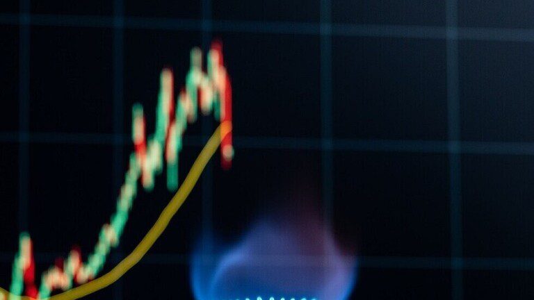 مؤشر ارتفاع اسعار أسعار الغاز في أوروبا تتخطى الـ3300 دولار