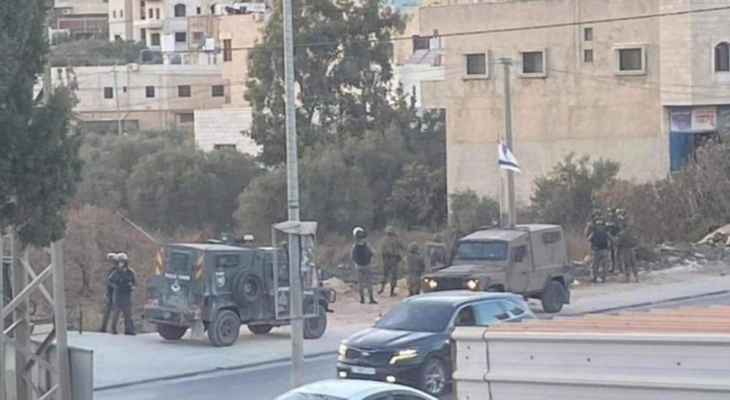 اصابة جندي إسرائيلي بعملية دهس في جنوب نابلس