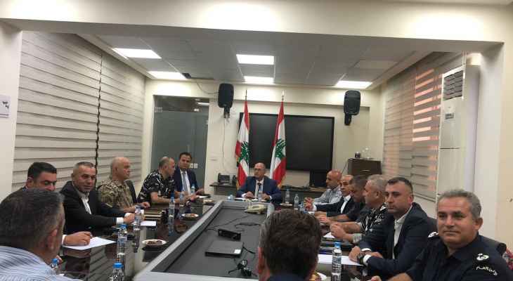 سرايا صيدا اجتماع طارئ لمجلس الأمن الفرعي في سرايا صيدا