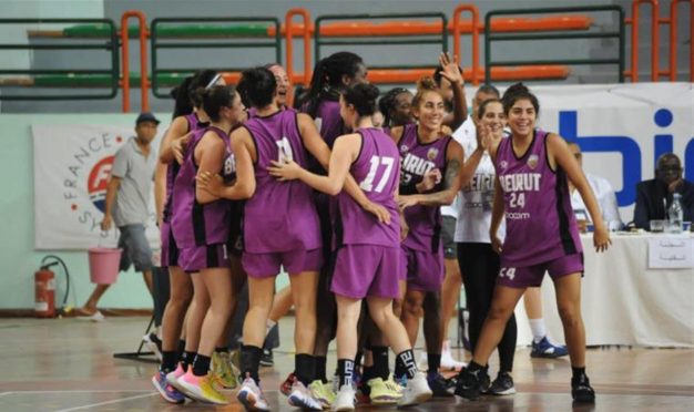 سيدات بيروت يحصد مجددا كأس البطولة العربية لكرة السلة