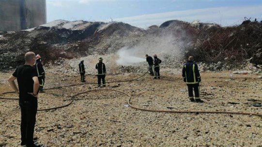 رشّ الدواء المضادّ للفطريات بدأ في مرفأ بيروت