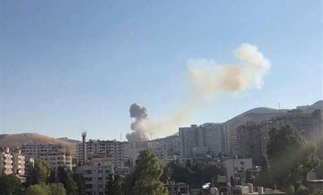 التلفزيون السوري: انفجارات دمشق ناتجة عن عدوان اسرئيلي