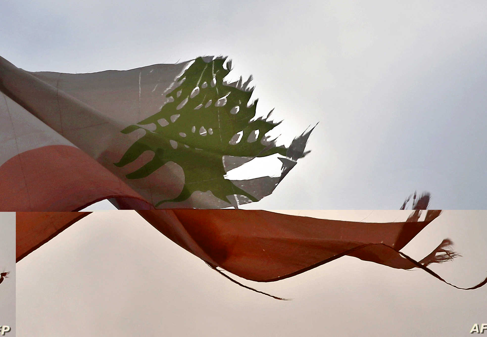 LEBANON-ECONOMY-CRISIS-FLAG