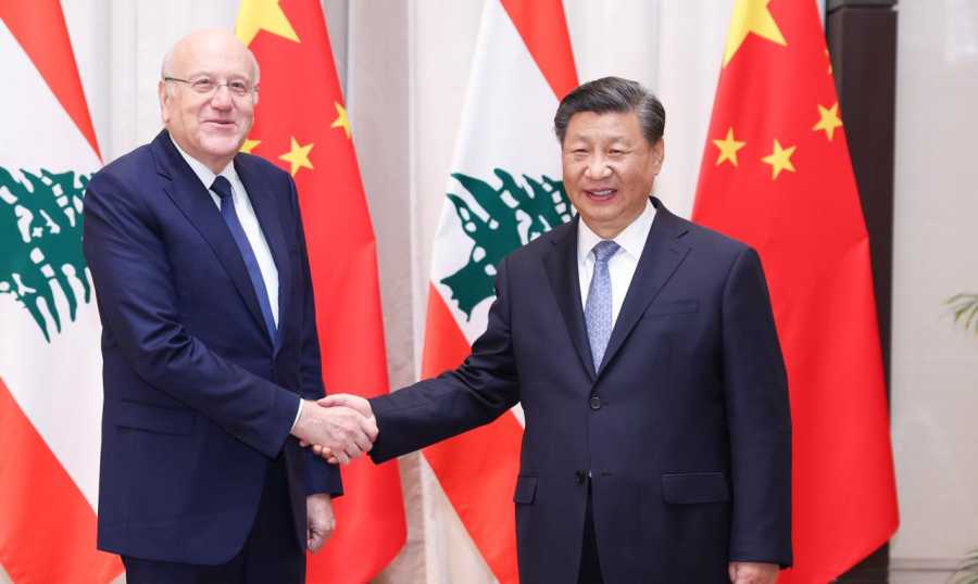 ميقاتي خلال لقاء الرئيس الصيني: لبنان يتطلع الى المزيد من الاستثمارات الصينية في