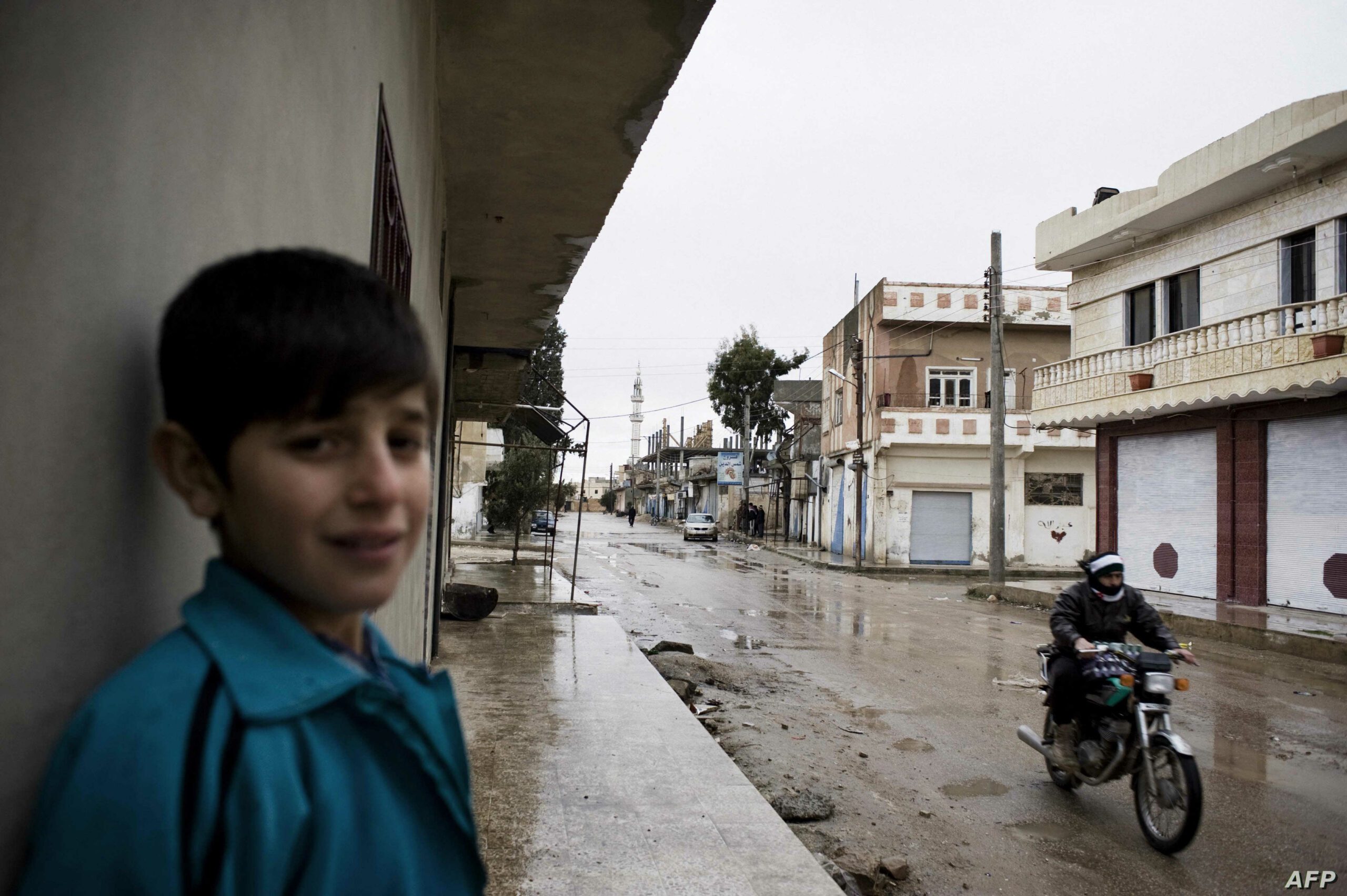 SYRIA-POLITICS-UNREST مقتل طفل وجرح اثنين في انفجار جسم مشبوه في القصير