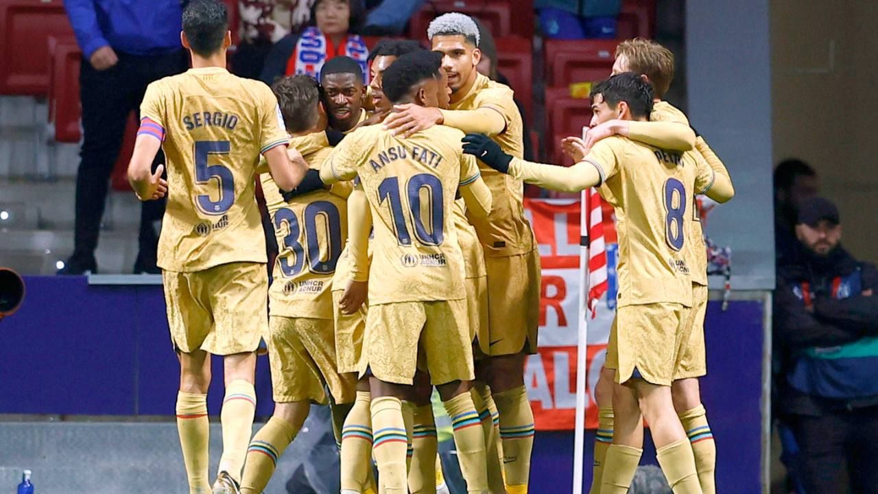 برشلونة ينفرد بالصدارة بحسمه موقعة مشحونة ضد أتلتيكو مدريد