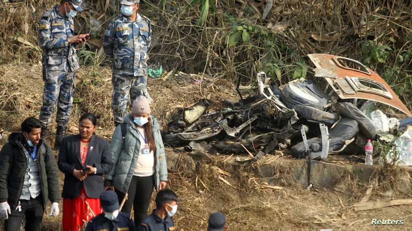 بالصورة- مصرع جميع من كانوا على متن طائرة النيبال المنكوبة