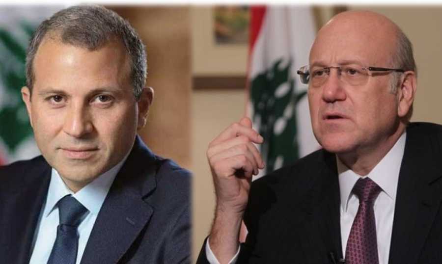 ميقاتي باسيل السجال ما بين التيار وميقاتي مستمرّ