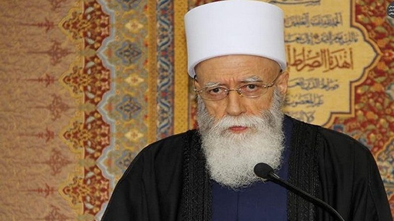 R شيخ العقل عن مقتل الشيخ الرفاعي: إحقاق العدالة ومعالجة آثار وتداعيات الحادثة من خلال القوانين المرعية
