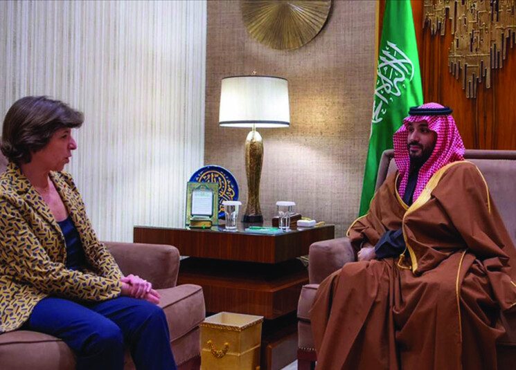بن سلمان وزيرة خارجية فرنسا