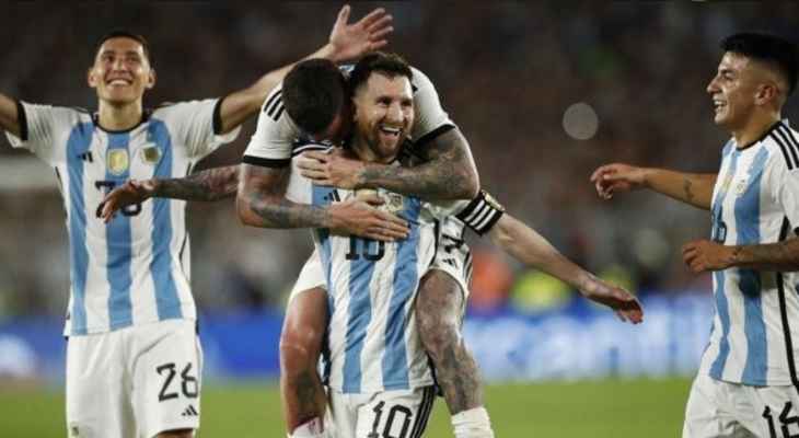ميسي يقود الارجنتين للفوز على بنما وديا