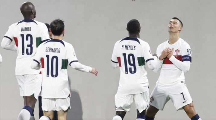 التصفيات الاوروبية ليورو 2024: رونالدو يسجل في سداسية البرتغال وفوز ايطاليا