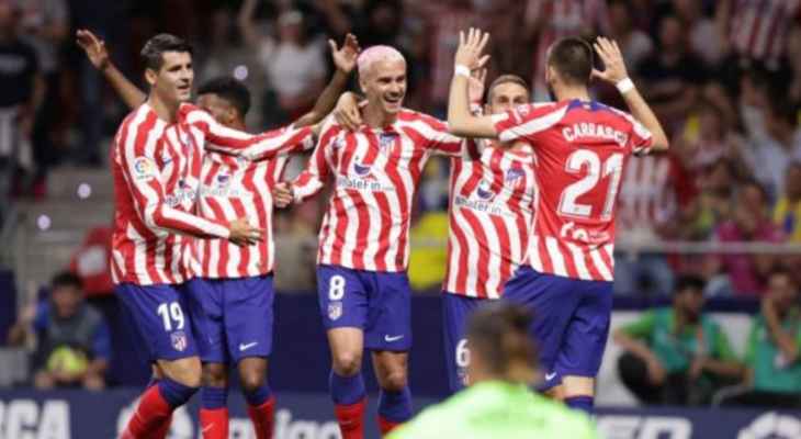 1 الدوري الاسباني:اتليتيكو مدريد يكتسح قادش وينتزع المركز الثاني من ريال مدريد