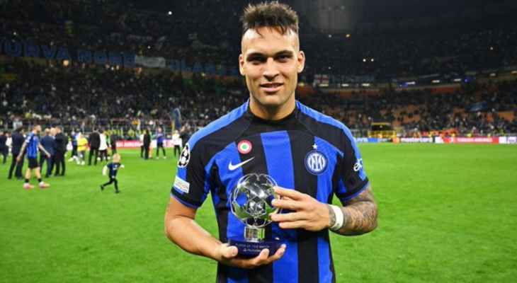 لاوتارو أفضل لاعب في لقاء الإنتر وميلان