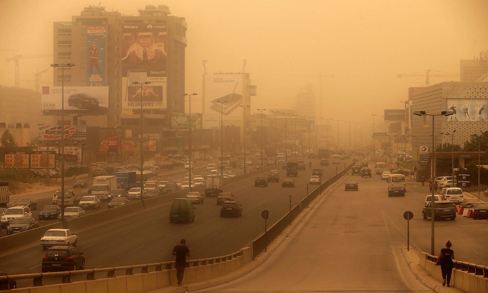 طقس لبنان غبار2