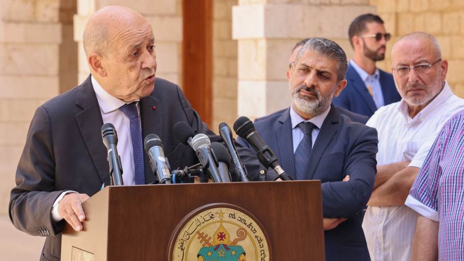 لودريان بكركي5