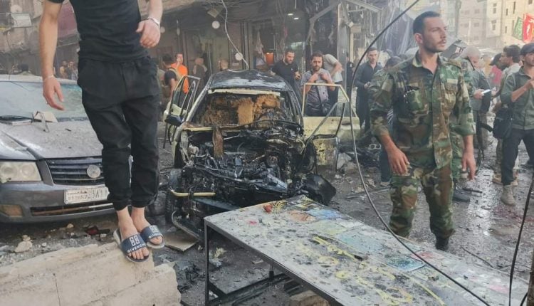 انفجار السيدة زينت انفجار في الريف الجنوبي لدمشق، وأنباء عن سقوط قتلى وجرحى