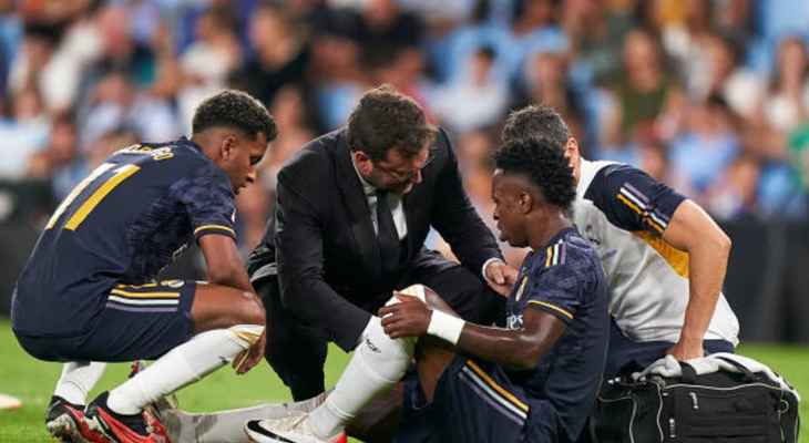 فينيسيوس جونيور قد يغيب لشهر عن ريال مدريد
