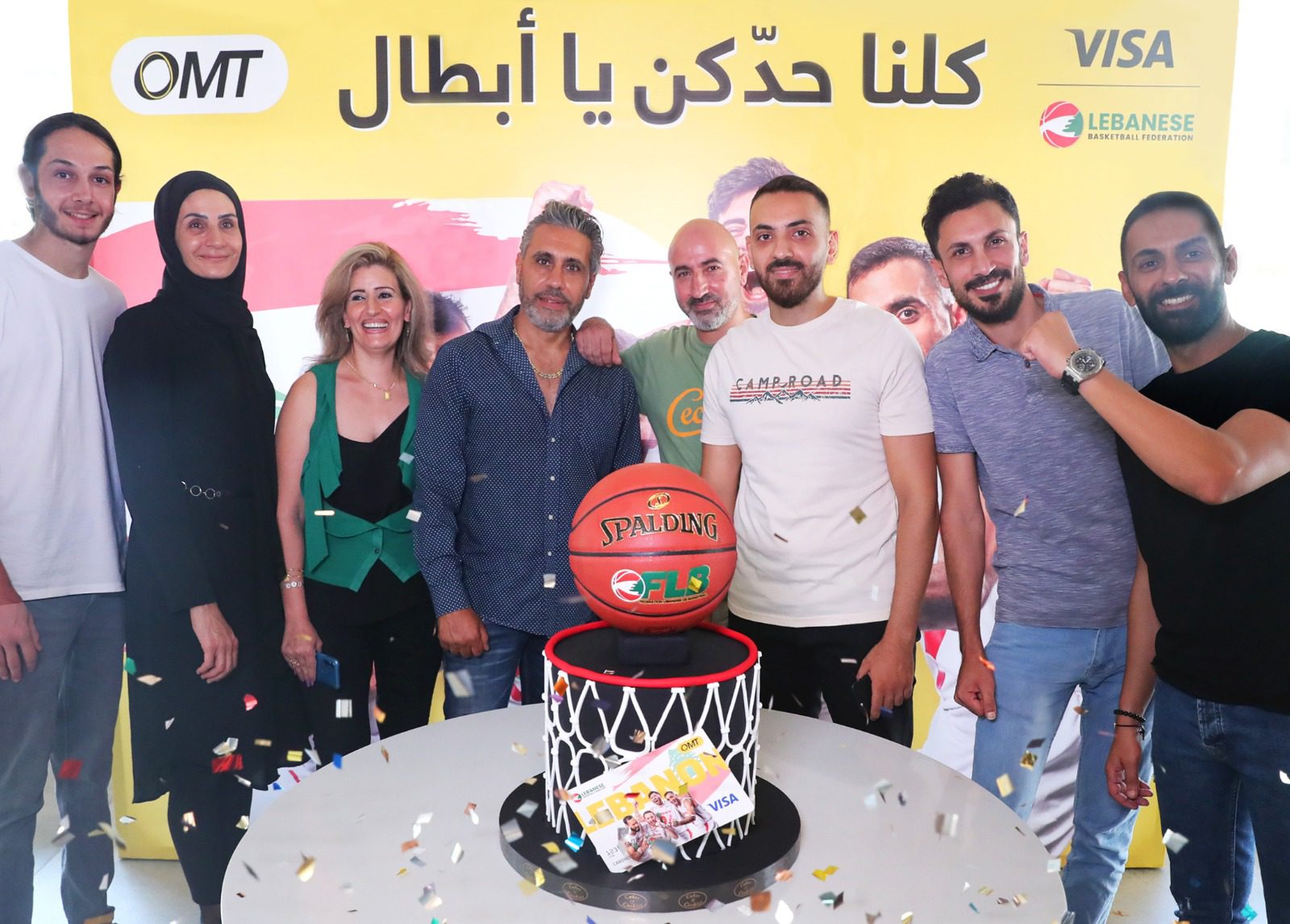 كلنا حدكن يا أبطال مبروك لحاملي بطاقة OMT من Visa الفائزين بأربع رحلات لمرافقة المنتخب اللبناني وتشجيعه في كأس العالم لكرة السلّة في إندونيسيا