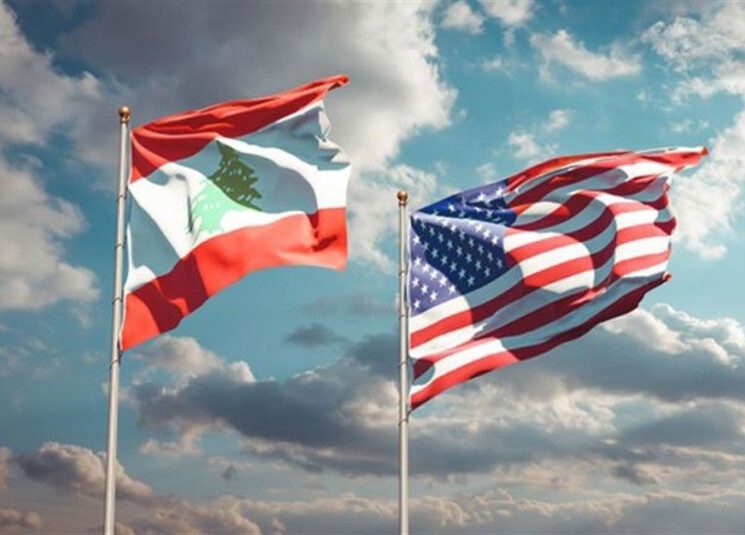 لبنان الولايات المتحدة علم
