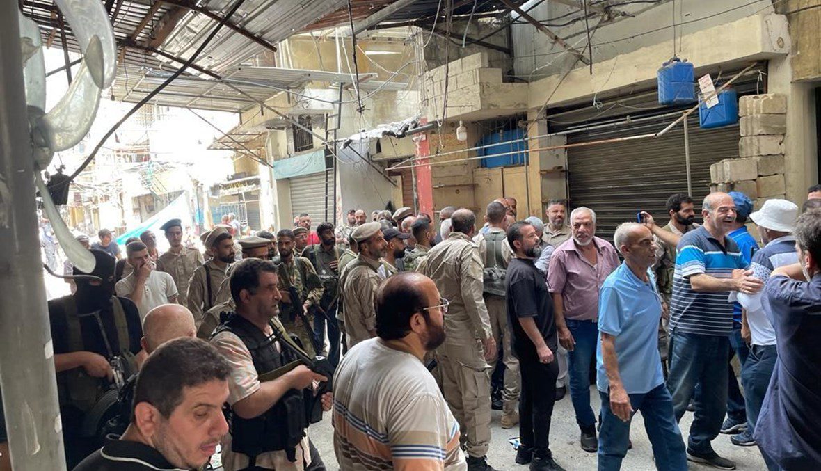 عين الحلوة انتشار القوّة الامنيّة الفلسطينيّة المشتركة تنتشر في عين الحلوة