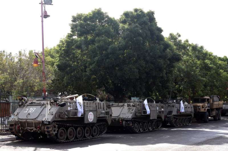 حدود اسرائيل دبابة