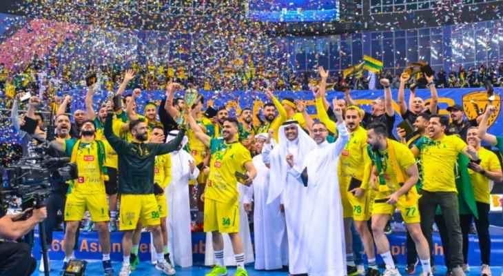 الخليج السعودي يتوج بلقب البطولة الآسيوية لكرة اليد